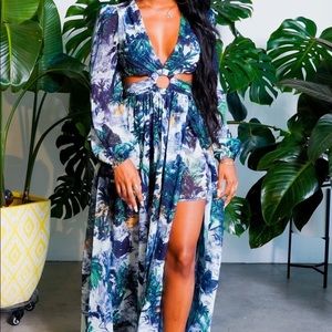 Cutout Maxi Dress